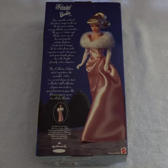 Vintage BARBIE Enchanted Evening 1995 Collector Edition 1960 Repro NRFB NEW - Picture 4 of 8